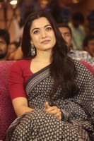 Rashmika Mandanna Black Saree Pics